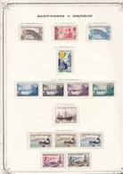 St Pierre Et Miquelon - Collection Vendue Page Par Page - Timbres Neufs * Avec Charnière - TB - Neufs