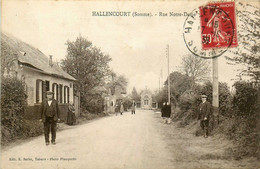 Allencourt * La Rue Notre Dame * Villageois - Autres & Non Classés