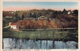 CPA - 87 - St PRIEST TAURION - Colorisée - Paysage Sur Le Taurion - Coll BOUILLOUX - Saint Priest Taurion