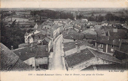 CPA - 39 - Saint AMOUR - Rue De Bresse - Vue Prise Du Clocher - BF PARIS - Andere & Zonder Classificatie