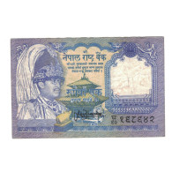 Billet, Népal, 1 Rupee, Undated (1991), KM:37, TB+ - Népal