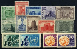 Irán Nº 697/701, 739/41, 803/4, 813/04. Año 1948/54. - Iran
