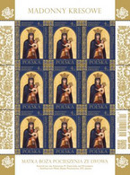 Poland 2021 / Borderland Madonnas, Our Ladies, Jesus, Religion / Full Sheet MNH** New!! - Hojas Completas