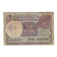 Billet, Inde, 1 Rupee, KM:78a, B - India