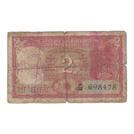 Billet, Inde, 2 Rupees, KM:79c, B - Inde