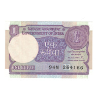 Billet, Inde, 1 Rupee, KM:78Ag, SPL - India