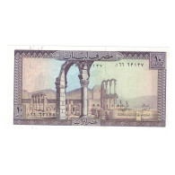 Billet, Liban , 10 Livres, 1964, KM:63a, NEUF - Liban