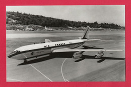 BELLE PHOTO REPRODUCTION AVION PLANE - AIR FRANCE BOEING 707-328A CHATEAU DE VERSAILLES F-BHSA - (1959 à 1961) - Aviación