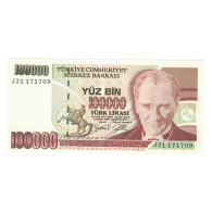 Billet, Turquie, 100,000 Lira, KM:205, NEUF - Turquie