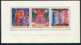 AUSTRIA  2009 Rosenkranz Tryptych Block  MNH / **.  Michel Block 54 - Blocs & Hojas