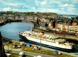 Dieppe * Le Ferry Boat Pénétrant Dans L'avant Port * Bateau Navire VILLANDRY - Dieppe