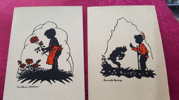 2 Cartes Silhouhette - Silhouettes