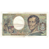 France, 200 Francs, Montesquieu, 1992, T.143, TB, Fayette:70.12c, KM:155e - 200 F 1981-1994 ''Montesquieu''