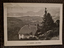 Carte AUX FOSSES B.K. LANDHEIM Poste Waldersbach - La Petite Pierre