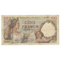 France, 100 Francs, Sully, 1939, W.4297, TB, Fayette:26.15, KM:94 - 100 F 1939-1942 ''Sully''