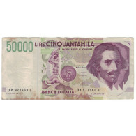 Billet, Italie, 50,000 Lire, 1992, 1992-05-27, KM:116a, TB - 50.000 Lire