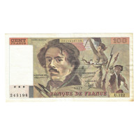 France, 100 Francs, Delacroix, 1987, U.122, SUP, Fayette:69.11, KM:154c - 100 F 1978-1995 ''Delacroix''