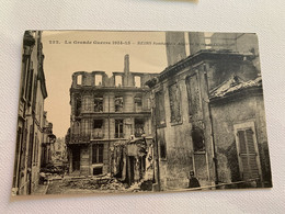 Carte Postale Reims Bombardé 1916 - 1914-18