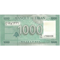 Billet, Liban , 1000 Livres, KM:84a, NEUF - Liban