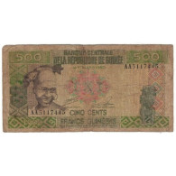 Billet, Guinée, 500 Francs, 1960, 1960-03-01, KM:14A, B - Guinée