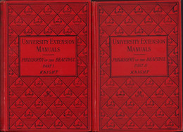 The Philosophy Of The Beautiful Volume 1+2 William Knight 1895-1898  DSB1 - 1850-1899