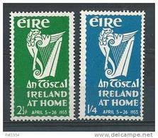 Irlande 1953 N°118/119 Neufs ** MNH Festival "Irlande Chez Elle" - Ongebruikt