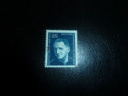 Ddr - Bertolt Brecht (1898-1956) Ecrivain - Val 25 - Bleu Foncé - Oblitéré - Année 1957 - - Gebraucht