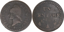 France - An 7? - Un Centime Dupré - Paris (A) - 09-200 - 1795-1799 Directoire