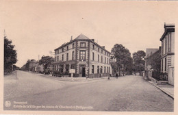 ENTREE DE LA VILLE  ROUTE  CHARLEROI ET PHILIPPEVILLE - Beaumont