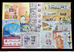 India 2019 Complete/ Full Set Of 20 Different Mini/ Miniature Sheets Year Pack MS MNH As Per Scan - Timbres
