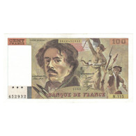 France, 100 Francs, Delacroix, 1986, N.115, SPL, Fayette:69.10, KM:154b - 100 F 1978-1995 ''Delacroix''