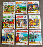 1.2.3.4.5.6.7.8.9 Décalcomanie 1971 Lucky Luke ASTERIX Barbe Rouge TANGY Et LAVERDURE BLUEBERRY Collection Complète NEUF - Piccoli Formati