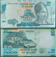 Malawi Pick-Nr: 64c Bankfrisch 2016 50 Kwacha - Malawi