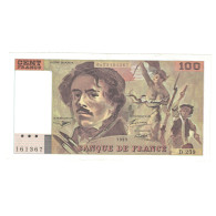 France, 100 Francs, Delacroix, 1995, D.259, SUP+, Fayette:69ter.02a, KM:154h - 100 F 1978-1995 ''Delacroix''