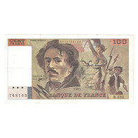 France, 100 Francs, Delacroix, 1993, B.232, SUP, Fayette:69bis.08, KM:154g - 100 F 1978-1995 ''Delacroix''