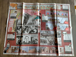 Une Double Page De Journal FESTIVAL D'ANGOULEME Sur Le Lorrain Hervé BARU ( BLUTCH Fluide Glacial ) 69cm X 56 - Donald Duck