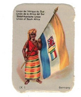 Image Gaufrée Chicorée Mokta Williot IX 1 Germany Pays Union De L'Afrique Du Sud Drapeau Flag Bandiera 4 Cm X 5,8 Cm - Other & Unclassified