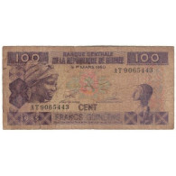 Billet, Guinée, 100 Francs, 1985, 1960-03-01, KM:30a, B - Guinea–Bissau