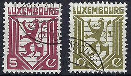 LUXEMBOURG 1930: Les Y&T 231-232 Obl. CAD - Oblitérés