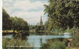 STRATFORD ON AVON - RIVER AVON AND CHURCH - Stratford Upon Avon