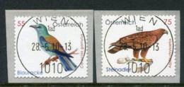 AUSTRIA  2010 Fauna Self-adhesive Definitives Used  .  Michel 2871-72 - Usati