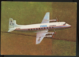 TAM AIRLINES VICKERS VICK Bogota Columbia Postcard - Colombie