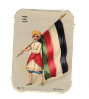 Image Gaufrée Chicorée Mokta Williot IX 10 Germany Pays Indes India Indien Drapeau Flag Bandiera 4,1 Cm X 5,7 Cm TB.Etat - Other & Unclassified