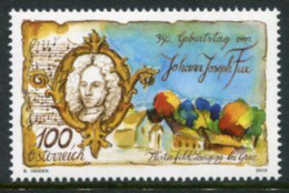 AUSTRIA  2010 Fux Birth Anniversary MNH / **  .  Michel 2879 - Nuevos