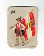 Image Gaufrée Chicorée Mokta Williot IX 13 Germany Pays Autriche Austria Drapeau Flag Bandiera 4,1 Cm X 5,7 Cm TB.Etat - Other & Unclassified