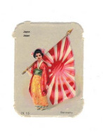 Image Gaufrée Chicorée Mokta Williot IX 15 Germany Pays Japon Japan Asie Drapeau Flag Bandiera 4,1 Cm X 5,7 Cm TB.E - Other & Unclassified