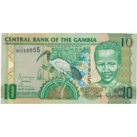 Billet, Gambie, 10 Dalasis, Undated (2001), KM:21a, NEUF - Gambia