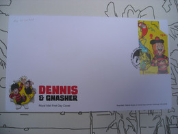 FDC Dennis & Gnasher, Minnie The Minx - 2011-2020 Em. Décimales