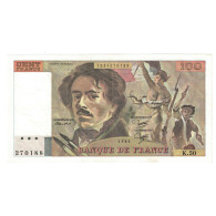 France, 100 Francs, Delacroix, 1981, K.50, TTB+, Fayette:69.5, KM:154b - 100 F 1978-1995 ''Delacroix''