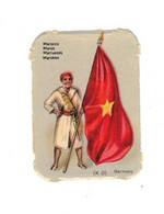 Image Gaufrée Chicorée Mokta Williot IX 20 Germany Marocco Maroc Marokko Drapeau Flag Bandiera 4,1 Cm X 5,7 Cm TB.Etat - Autres & Non Classés